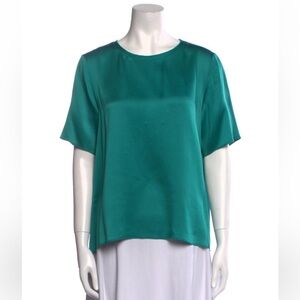 forte_forte Scoop Neck Short Sleeve Blouse